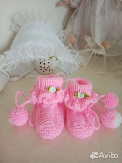 Пинетки - ручная работа