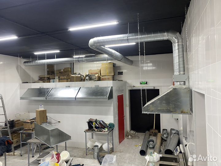 Вентиляция вытяжка, монтаж и поставка оборудования