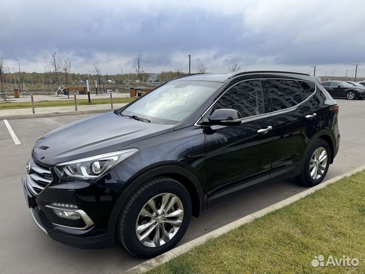 Hyundai Santa Fe 2.4 AT, 2017, 70 500 км