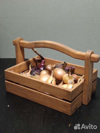 Ящик деревянный для подарков и хранения