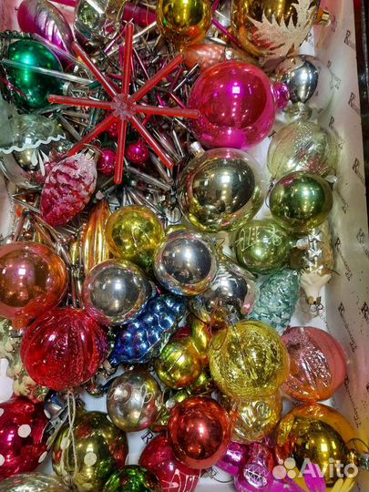 Елочные украшения времён СССР