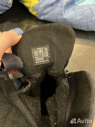 Зимние ботинки ecco 35