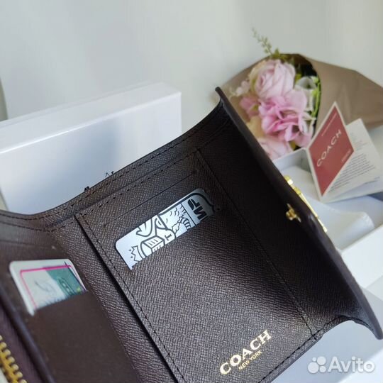 Кошелёк женский coach (brown edition)