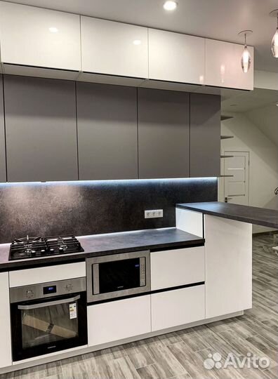 Кухонный гарнитур прямой на заказ