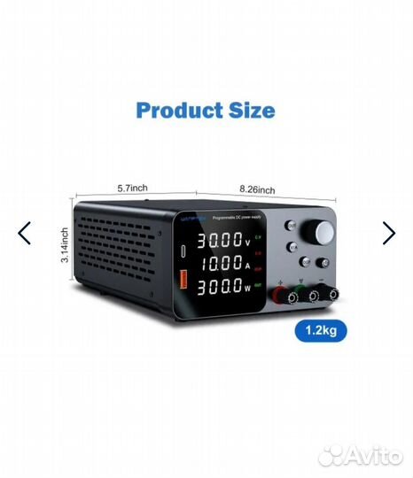 Лабораторный блок питания Wanptek TPS 310