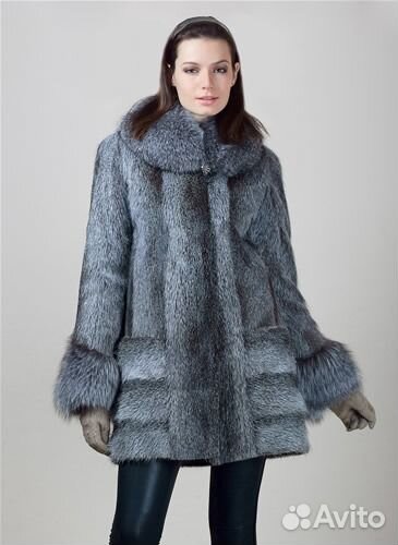 Шуба нутрия, новая