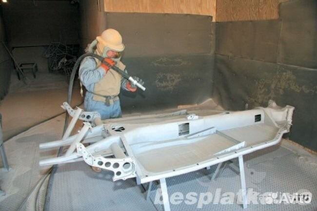 Пескоструйная обработка и покраска