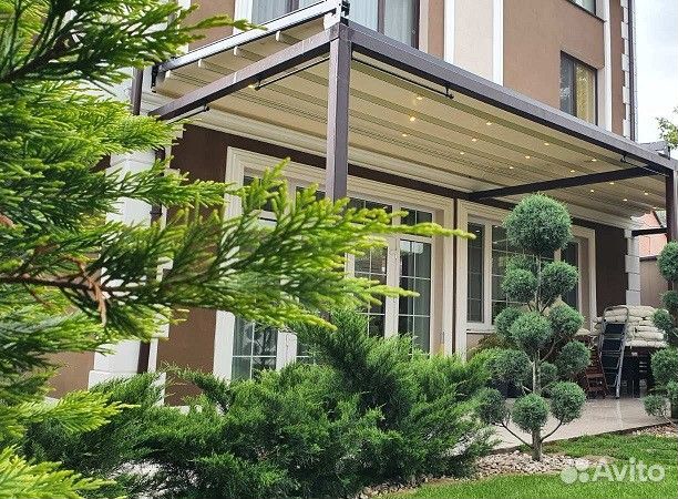 Террасная пергола на автоматическом управлении
