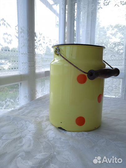 Кастрюля эмалированная бидон