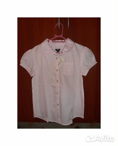 Рубашка / блузка школьная на девочку. р.116