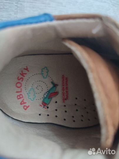 Ботинки кожаные детские размер 22