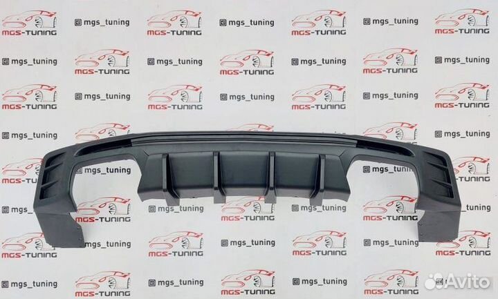 Диффузор 2х2 Competition на Chevrolet Camaro 16-18