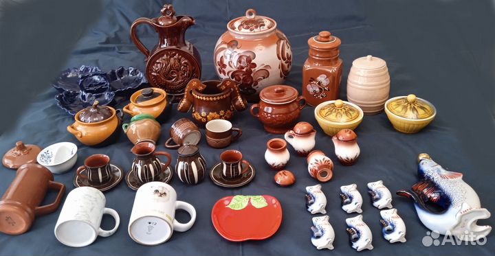 Керамика Фаянс Посуда Ёмкости. СССР и не только