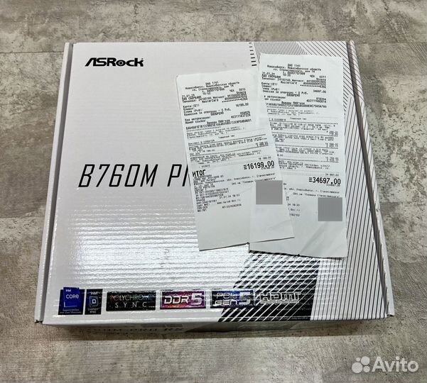 Комплет core i5-12400f / B760M PRO / DDR5 32Gb