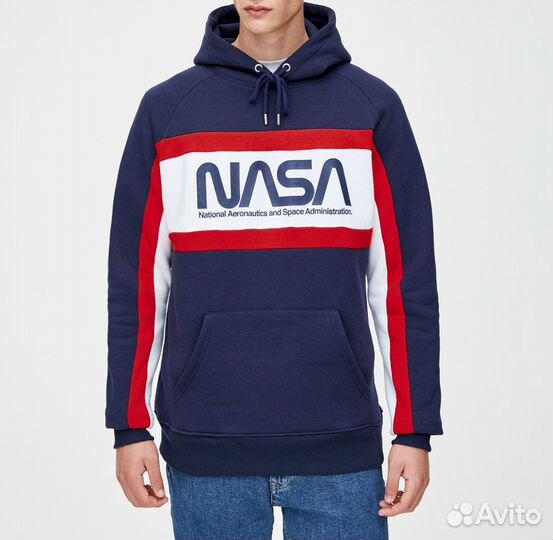 Толстовка Pull&Bear, nasa cо Вставками