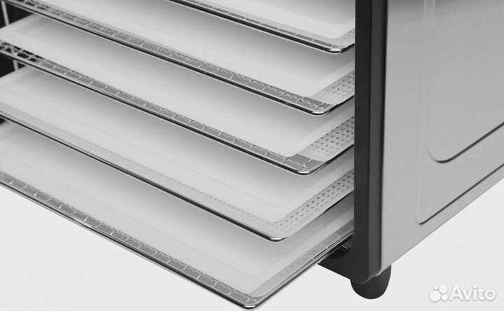 Сушка для фруктов и овощей Kitfort кт-1934 24под. 700Вт нержавеющая сталь