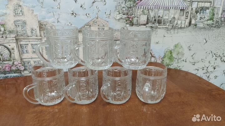 Кружки хрустальные СССР