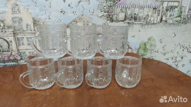 Кружки хрустальные СССР