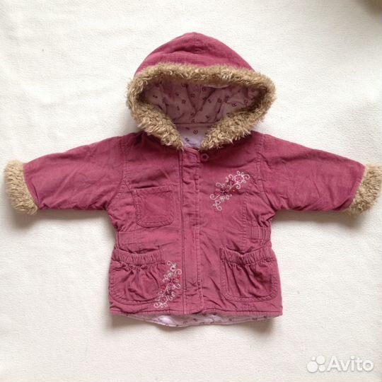 Демисезонная куртка для девочки 3-6 месяцев