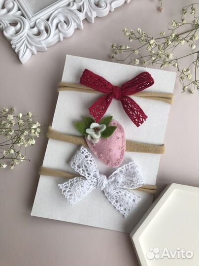 Бантики повязка для девочки