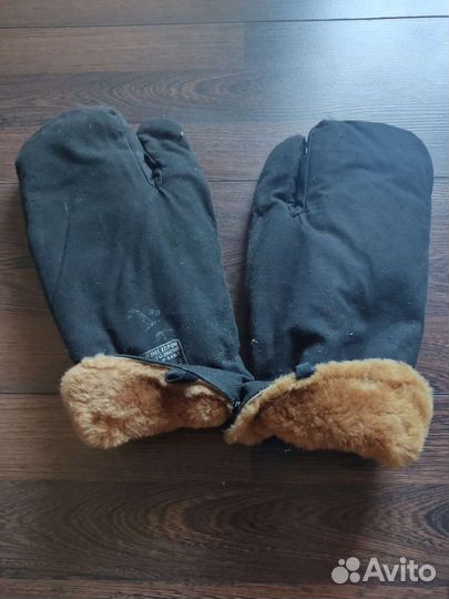 Рукавицы меховые 3х палые натуральная овчина