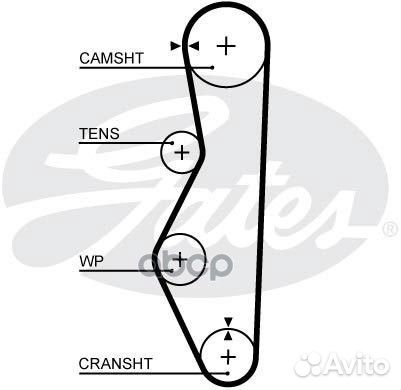 Ремень грм LADA 2108 (111x19) 5521XS Gates