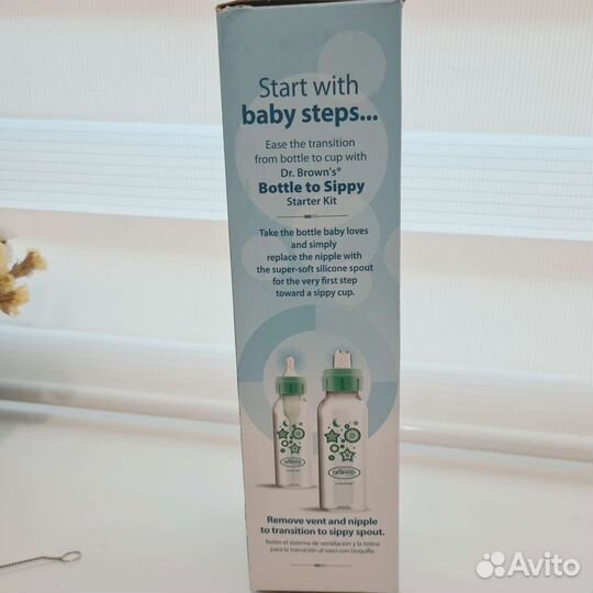 Поильник (бутылочка) DR. Brown's с узким горлышком