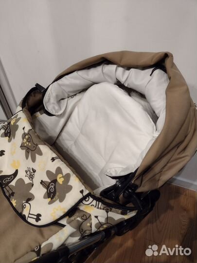 Детская коляска 2в1 (люлька+прогулочная) б/у