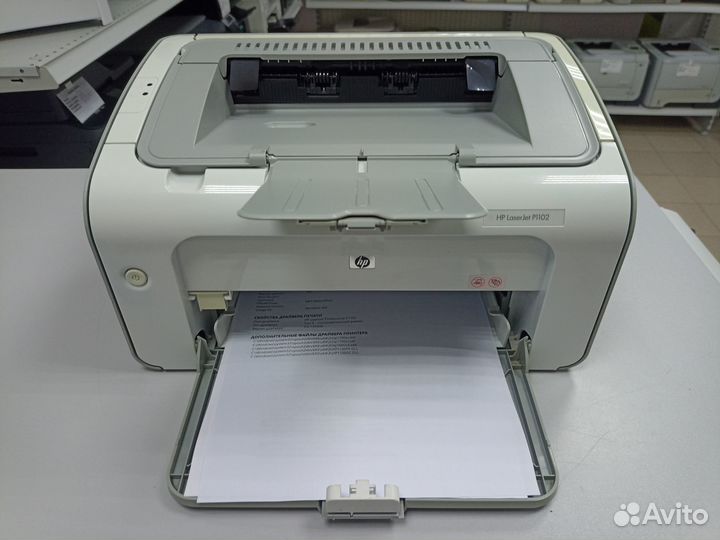 Принтер HP LaserJet P1102, лазерный ч/б