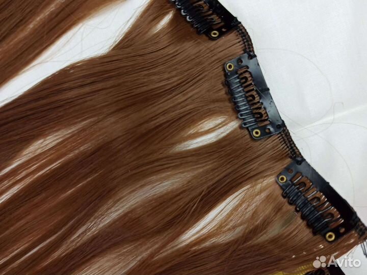 Волосы на заколках 60 см