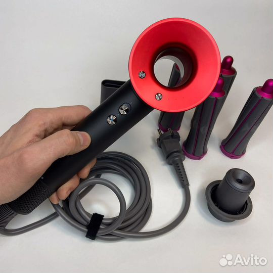 Фен Dyson Стайлер Красный