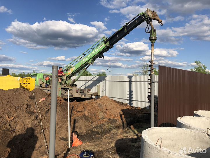 Септик под ключ Бурение септика