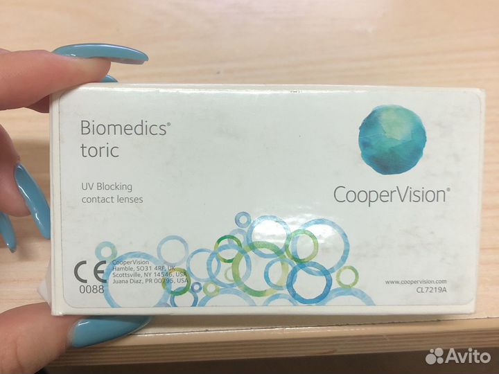 Линзы контактные Biomedics toric (CooperVision)
