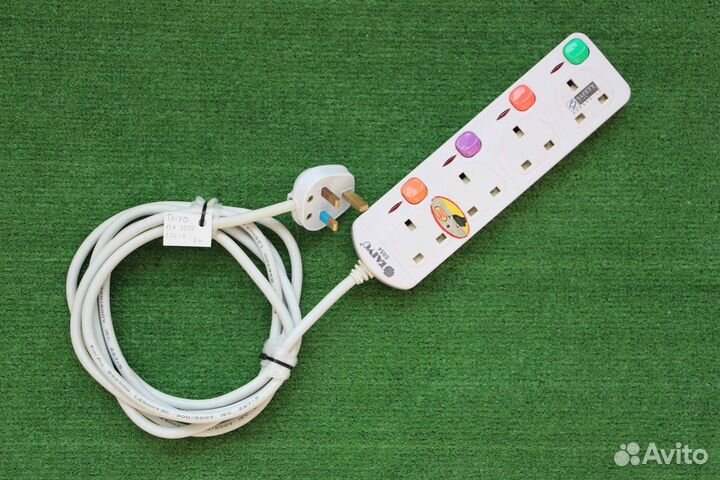 Распределитель сетевой Британская вилка Type G