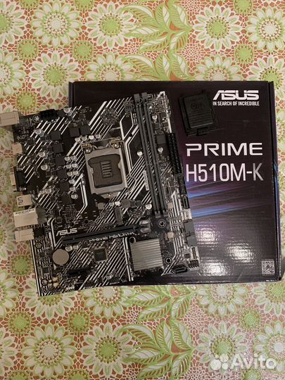 Материнская плата asus prime H510M-K
