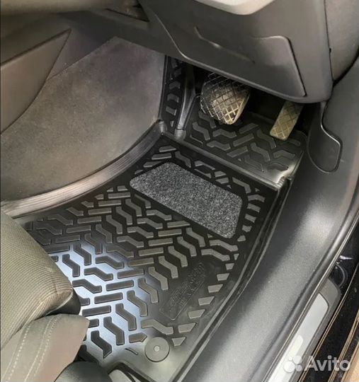 Коврики Audi A4 (B9) Правый руль салон 3D