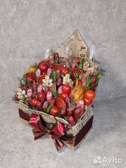 Съедобные мужские букеты