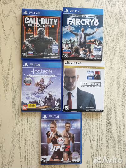 Диски игры для PS4