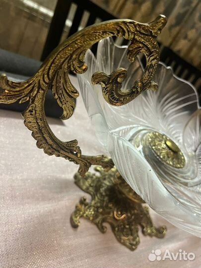 Ваза хрустальная Франция