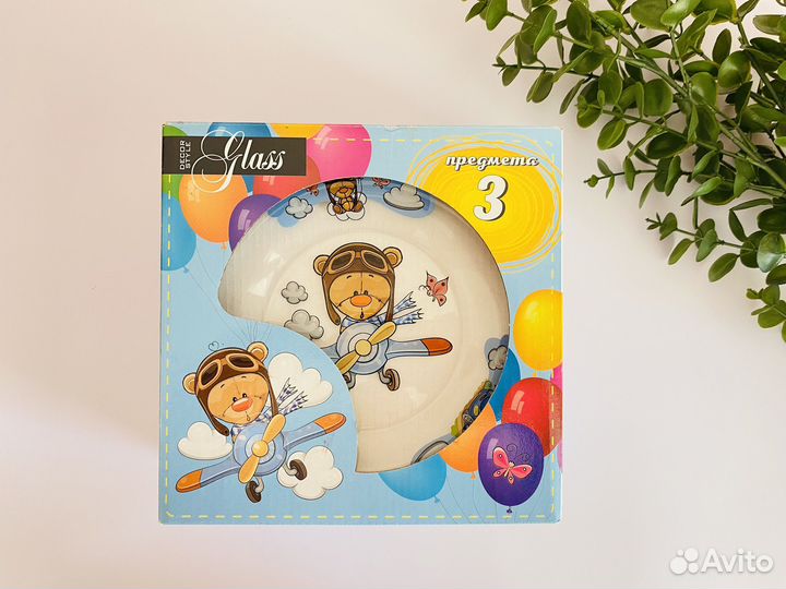 Набор детской посуды новый