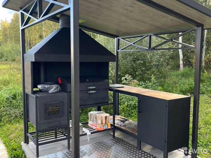 Мангал, мангал с крышей и тандыром под ключ