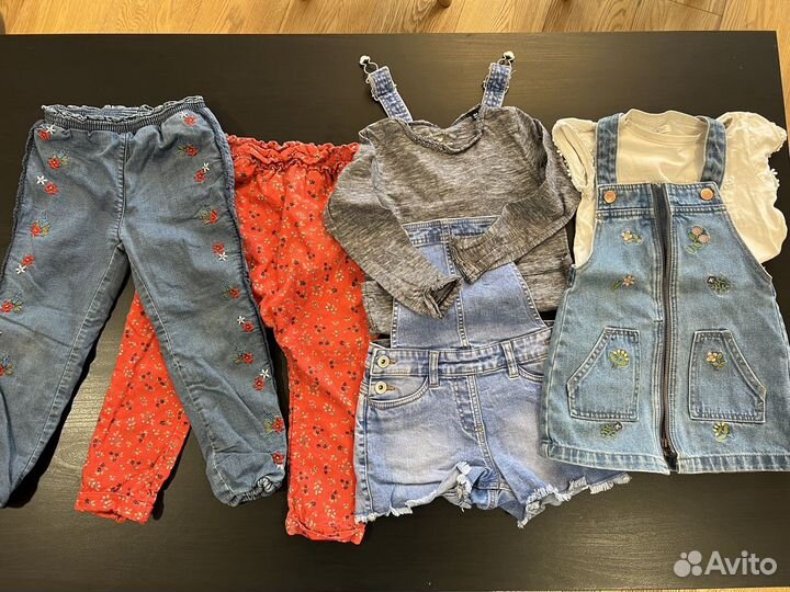 Вещи на девочку пакетом 3-5 лет