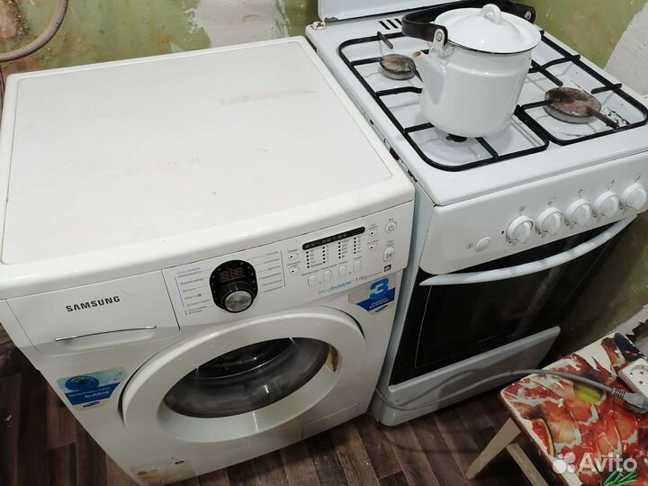 Стиральная машина бу и газовая плита бу