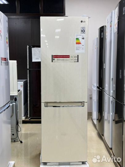 Холодильник LG GA-B459secl бежевый
