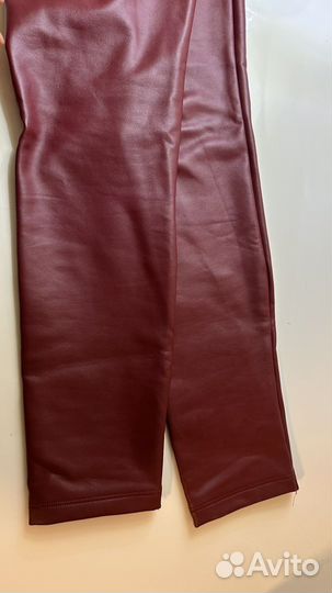 Лосины calzedonia с имитацией кожи утепленные