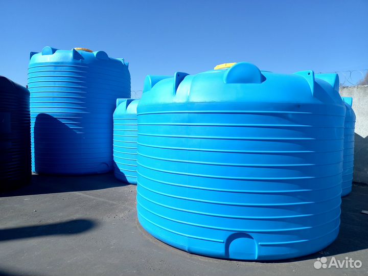 Емкости 15000 л пластиковые вода, дт
