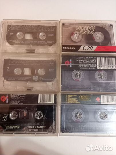 Аудиокассеты Ария Сектор газа