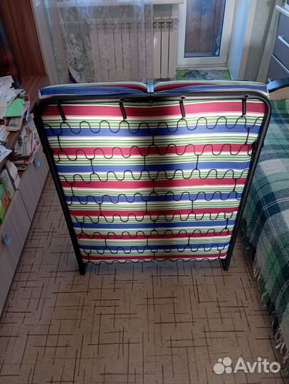 Розкладушка взрослая. Розчинана на 120 кг