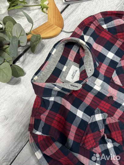 Рубашка house в красную клетку