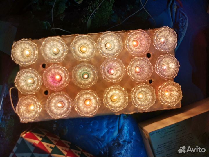 Электрическая елочная гирлянда СССР фонарик 4